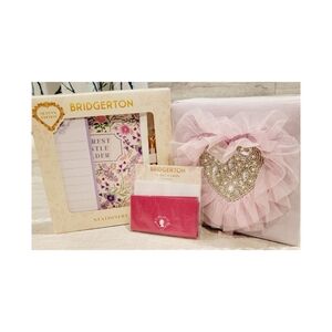NIB Bridgerton Stationery Set, Place Cards, & Inspired Decor Box